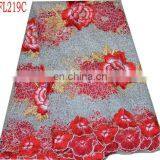 Sales Well African Swiss Embroidery Lace(FL219C)high Quality/best Price/in Stock/fashion Style/beautiful/multi Color thumbnail-3