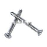 Small Package Galvanized Zinc/copper/nickle Plated Cross Recessed Countersunk Flat Head Self Drilling Screws thumbnail-3