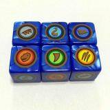 Custom Heat Printing D4,D6,D8,D10 Kinds of Plastic Acrylic Dice/board Game Dice