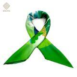 In Stock Own Design Artis Design Print Custom Printed Scarf Silk Scarf 90x90 Customs Data thumbnail-2