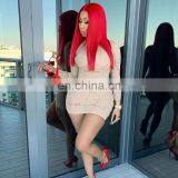 LAITE D2181 2020 New Arrivals Patchwork Printed See-through Sexy Dresses Women Fashion Bodycon Casual Dresses thumbnail-5