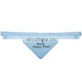 custom printed triangle pet bandana blue dog bandana