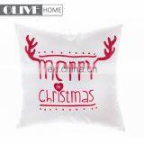 Custom Newest Design Printed Merry Christmas Theme Applique Work Cushion Cover thumbnail-1