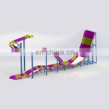 Fiberglass Water Slide 11-18M Platform Height With Swimming Pool Water Park Equipment thumbnail-7