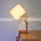 Flexible Desk Light Fabric Wooden Table Lamp Elegant Household Living Room for Reading Book Study Room thumbnail-6