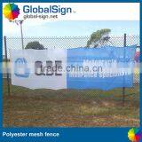 Shanghai GlobalSign Hot Selling Polyester Mesh Fence Banner