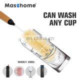 Masthom High Quality Durable Bamboo Handle Hot Sale Bottle Brush For Kinds of Bottle thumbnail-5