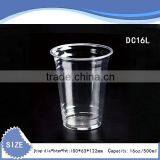 16oz Beverage Cup, Ice Cream Cup, Coffee Cups, Cold Juice Cup, Pringting Cups, Clear Cup, Disposable Plastic Cups and Lids thumbnail-6