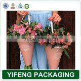 Custom Company Logo Eco-friendly Gift Bag With Flower/ Flower Gift Box thumbnail-2