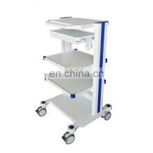 Nursing Mobile Workstation Trolley Hospital Computer Trolley With 2 Drawers thumbnail-4