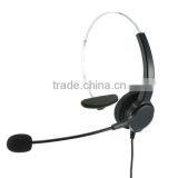 Good Quality Plastic Cheap Call Center Telephone Headset Rj11 thumbnail-3