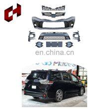 CH Good Quality Pp Material Black Bumper Plates Engine Hood Trunk Wing Led Light Body Kit For Toyota Sienna 2011-2016 To 2018 thumbnail-2