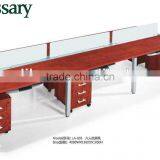 2014# Zebra Wood Series Aluminum Office Workstation System LA-001 thumbnail-1