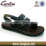 Leather shoes style sandals 396-1