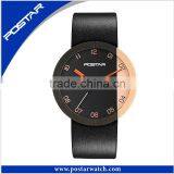 Unique Design Dial Fashion Wrist Watches With Genuine Leather Band thumbnail-2