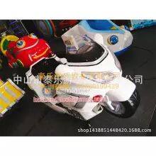 Guangdong Zhongshan Tai Le Play Indoor and Outdoor Waterproof 3-seat Parent-child Rocking Machine Rocking Car Children's Police Car Rocking Music Supermarket Coin Self-service thumbnail-5