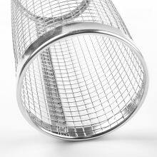 Kitchen Accessories Home and Kitchen Gadgets Rotisserie Basket Bbq Grilling Accessories Outdoor Camp Round Bbq Grill Basket thumbnail-4