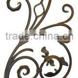 GYD-15Ba114 Wrought Iron Gate and Stone Balcony Railing Floral Ornaments thumbnail-4