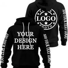 Custom Hoodie - Personalized Text/Logo/Photo - Front/Back Design
