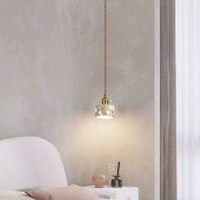 Terrazzo Cylinder Pendant Light With Walnut Wood Cap thumbnail-4