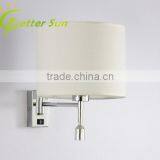 Linen Fabric LED Wall Lack Light/Wall Bracket Light Fitting/Indoor Wall Light Quality Choice thumbnail-4