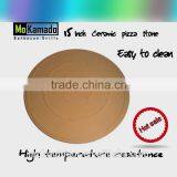 15" Round Cordierite Baking Pizza Stone For Kamado Grill Or Oven