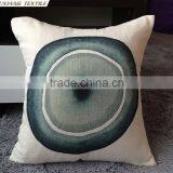 Faux Linen Digital Print Pillow Cushion thumbnail-1