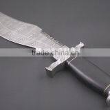 Custom Damascus Handmade Hunting Knife. With Leather Sheath. Top Quality thumbnail-6