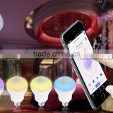 remote control bluetooth smart led bulb speaker