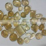 Beer Quartz Gemstone Flatback Loose Semi Precious Stone Cabochons