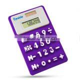 Calculator Gift Set / Silicone Solar Power Mini Calculator/ Logo Customized OEM Electronic Manufacturer thumbnail-3