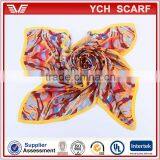 Custom Design Digital Print 70% Pashmina 30% Silk Scarf thumbnail-1