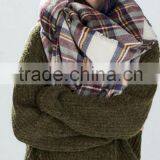 Hot Selling Winter Tartan Plaid Scarf Cashmere thumbnail-3