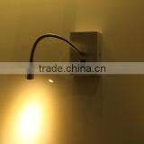 Spain Reading Silver Goose Neck Bedding Wall Light Reading Washer Light