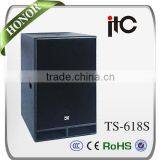 ITC TS-618S 600W 8ohm 18mm Plywood Enclosure Conference Room Used 18 Inch Subwoofers for Sale thumbnail-1