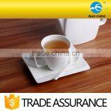 White Bone China Porcelain Cup for Coffee Shop thumbnail-2