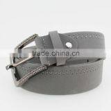 2015 NEW Designer Reversible Wide Grey PU Leather Belt Man Jeans Belt thumbnail-5