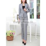 ladies office uniform design bespoke work uniform ladies office womens jacket and pants suit with top quality for wholesale