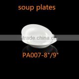 china bone china dinner plates 8 / 9 inch ceramic soup plates