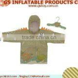 PVC Cute Rain Jackets for Kids EN71 Approved