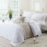 full size 100% bleached polyester quilted soft fabric for hotel bed sheet bed spread supplier