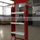 hot promotional soft drink display rack in Chinese red