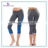 86% Nylon 14% Spandex Dry Fit Ladies Yoga Tight thumbnail-1