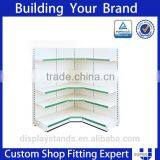 Tailor Made Car Showroom Stands, Garage Corner Shelving