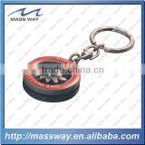 Souvenir Fashion 3D Flower Shape Custom Metal Keychain