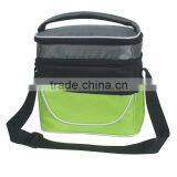 Two Compartment Lunch Bag-Lime Green thumbnail-1