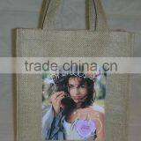 Fashion jute shopping bag