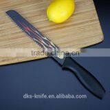 KP1402-B 8 Inch New Designed Bread Knife With Color Non-stick Coating Colored Stainless Steel Kitchen Knife thumbnail-1