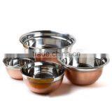 Stainless Steel Salad Bowl With Anti-Slip Silicone Base thumbnail-3