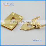 High Quanlity Zinc Alloy Decorative Twist Lock for Purse Hot Sale Metel Bag Parts Wholesale thumbnail-4